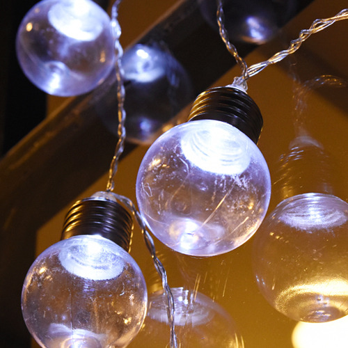 LED 10P 건전지(밧데리)꼬마에디슨 전구 [백색] -/크리스마스전구/전구꾸미기/전구달기/전구용큐방/큐방/전구걸이/LED전구/트리전구/츄리전구/예쁜전구/트리용품 
