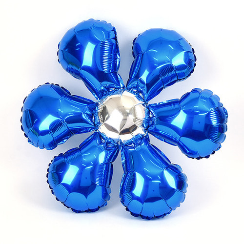 은박꽃풍선 50cm 블루 