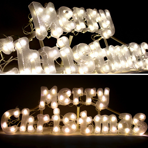 LED 글자 50Cm (웜) -/크리스마스/전구/LED전구/트리/츄리/이쁜/인테리어/디피/장식/매장/소품/용품