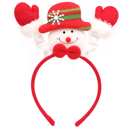설정 눈사람 머리띠 -/크리스마스/산타/루돌프머리띠/소품/머리소품/루돌프/성탄머리띠/머리핀/소품/싼타/눈사람/트리/설정/백곰/솜방울/머리띠/점등/LED/루돌프/용품