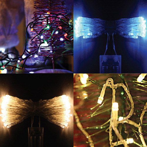 LED30P 밧데리 투명선 [칼라&amp;웜&amp;백색&amp;남색] -/크리스마스/전구/LED전구/트리전구/츄리전구/예쁜전구/트리용품/인테리어/미용실/학원/데코/앵두/와이어